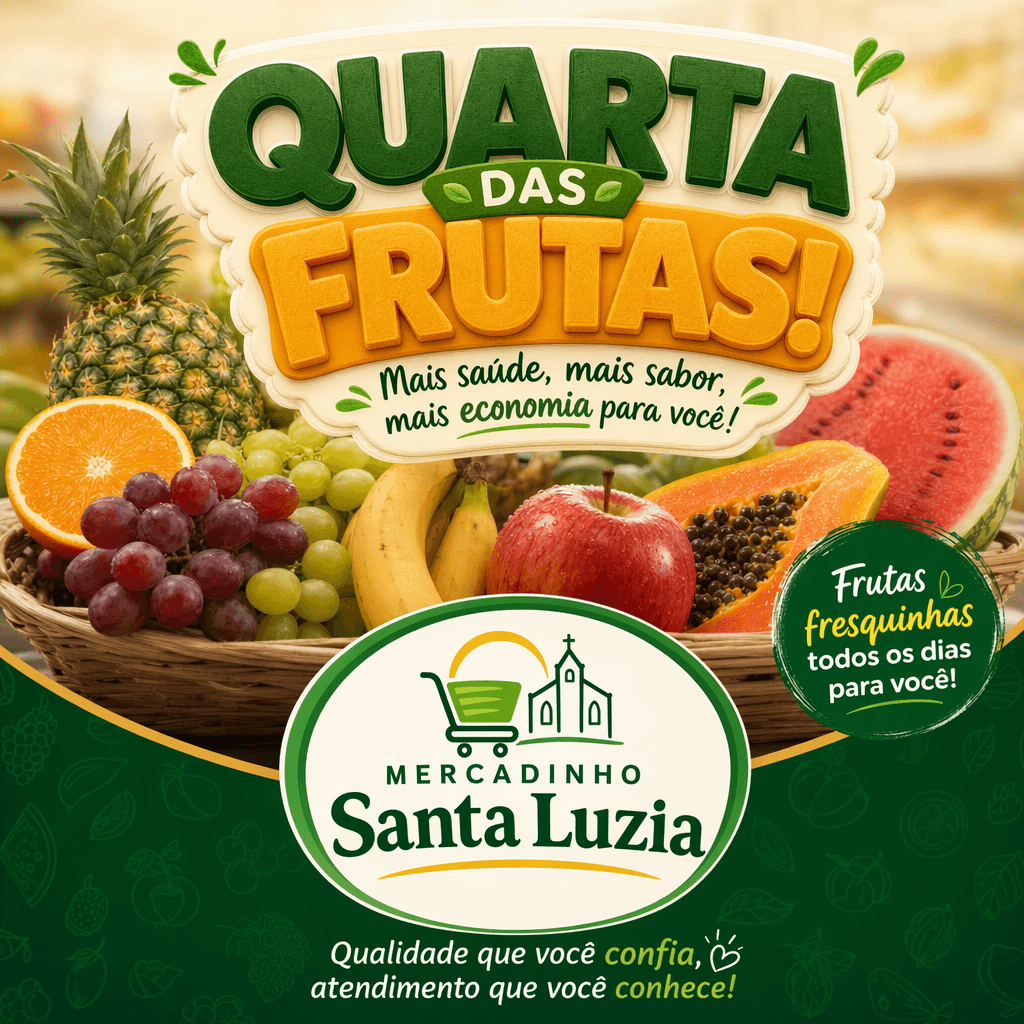 Arte de exemplo — Mercadinho Santa Luzia
